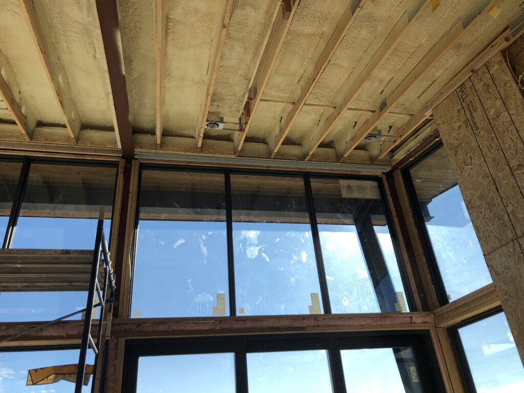  Castle Rock automatic shades before drywall